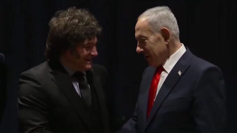 Elogia la gestión del presidente argentino y agradece su apoyo “incondicional” a Israel